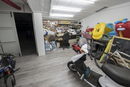 Storeroom in the parking garage