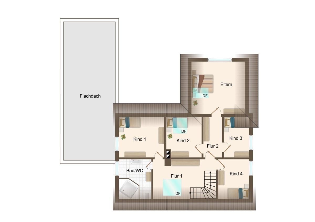 Grundriss Dachgeschoss