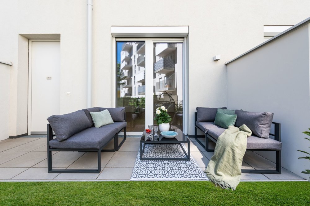 NordGlck - Wohnen wie im Haus 3-Zimmer-Wohnung mit Terrasse und einen kleinen Eigengarten perfekte Aufteilung, viel Freiraum - Top 01-001 /  / 1210 Wien / Bild 3