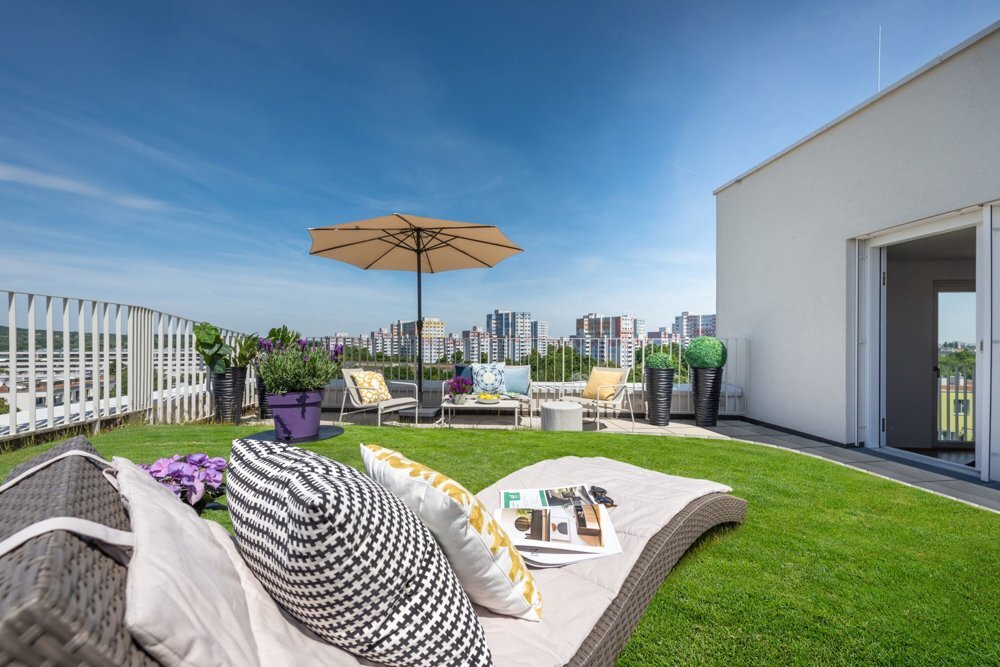 NordGlück - Große Dachgartenwohnung in Wien 21 - Top 02-056