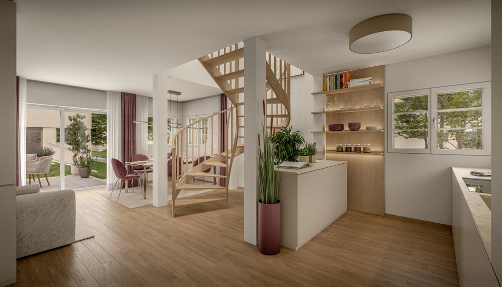 JETZT VORMERKEN | trees: Stilvolle Maisonettwohnungen in der historischen Sintstrae in Linz - Wohnen mit Flair und Charakter