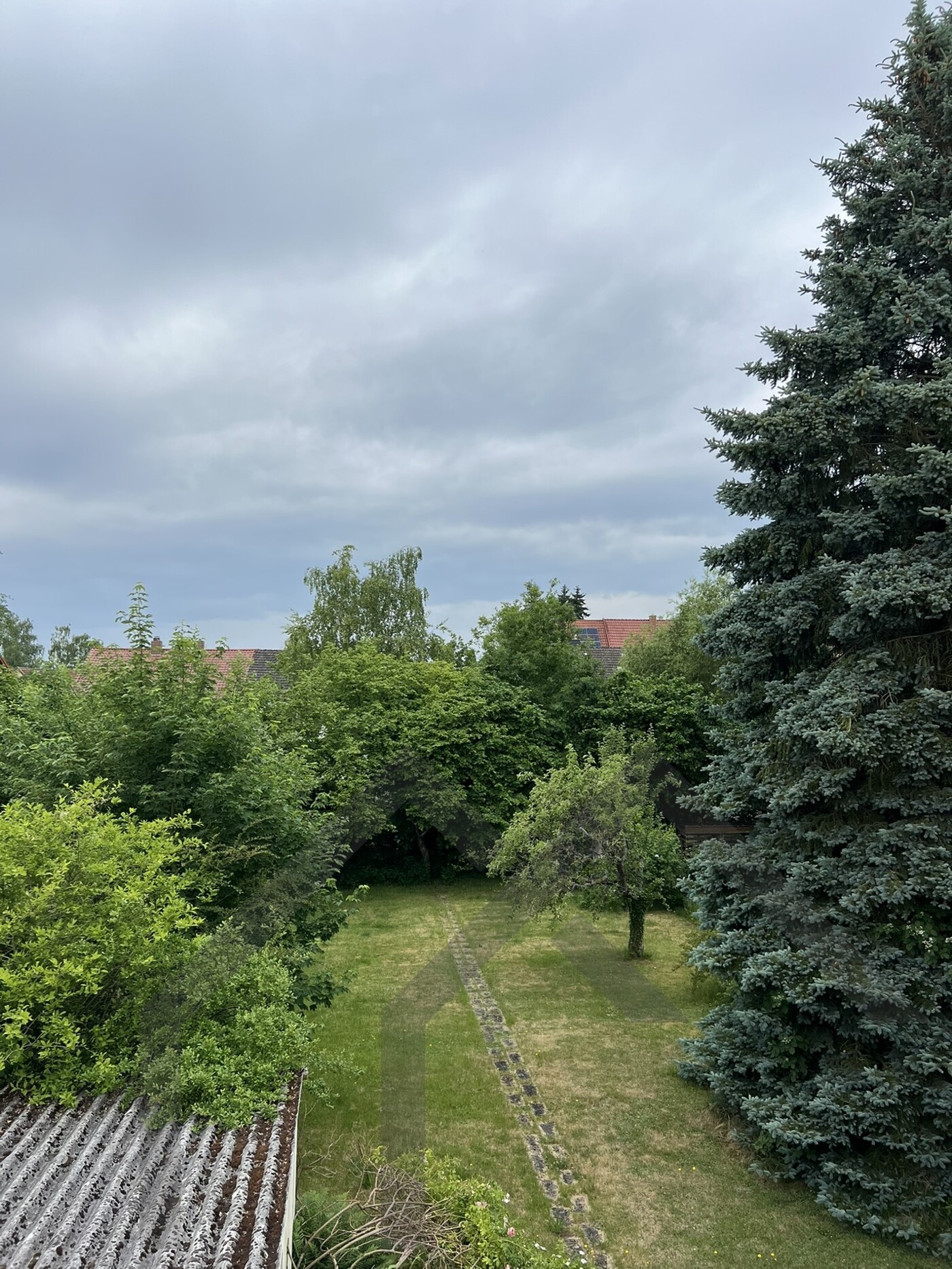 Blick vom Balkon