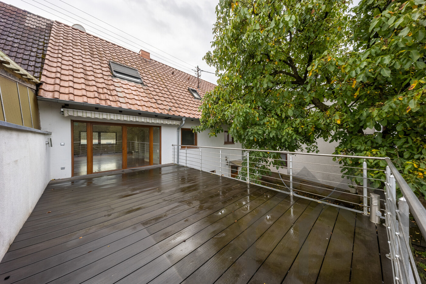 Terrasse zum Wohnzimmer