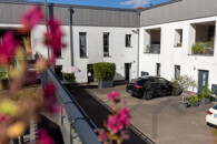 Blick zur Wohnung