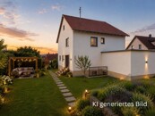 KI generiertes Bild des Gartens