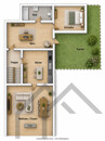 Visualisierter Grundriss EG