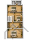 Visualisierter Grundriss DG