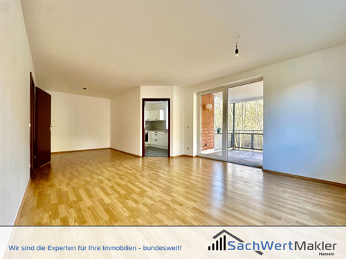 Wohnzimmer und Balkon