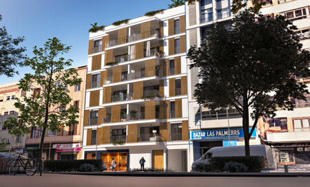 Neubau-Apartment in Palma kaufen – moderne Stadtwohnung mit Terrasse, Energieklasse A und Tiefgarage