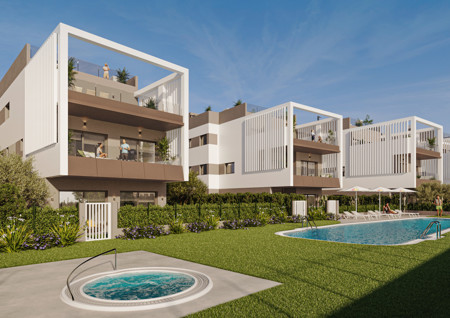 Penthouse und Duplexapartment mit Garten und privatem Pool in Colonia Sant Jordior