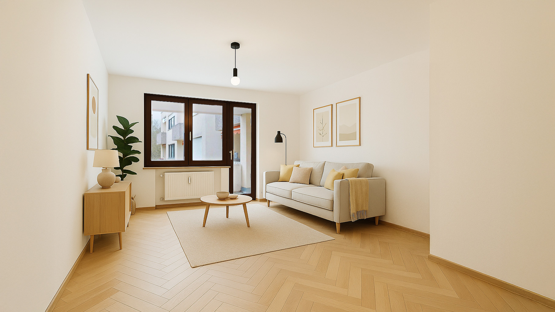 Sanierungsvorschlag Wohnzimmer