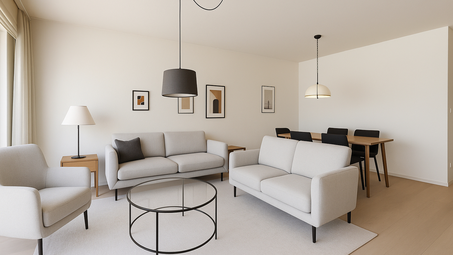 Wohnbereich Visualisierung