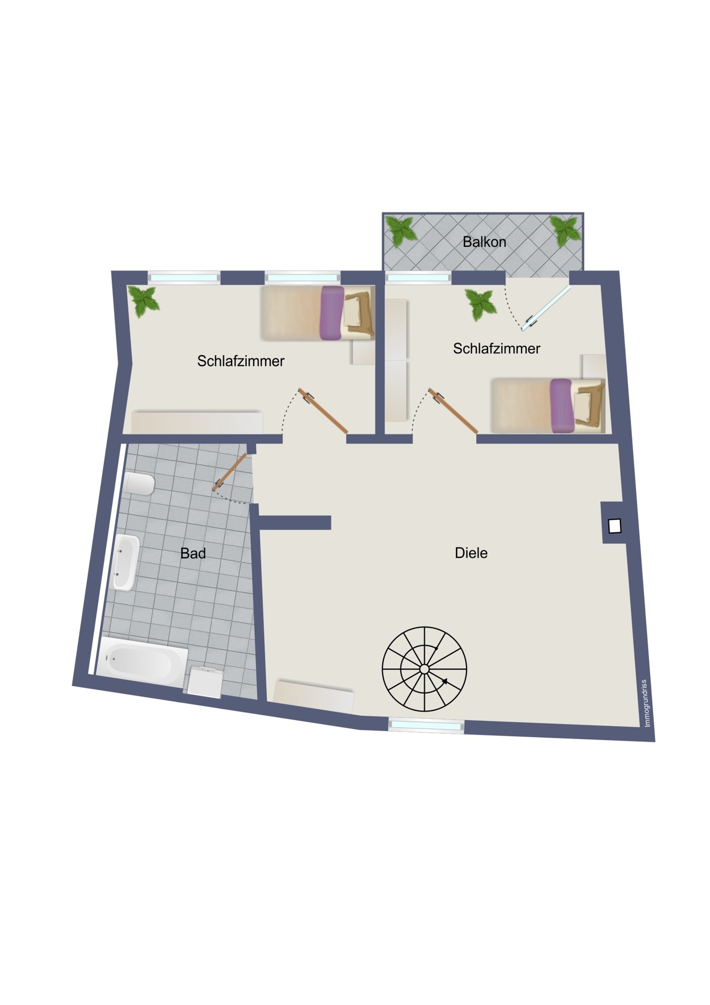 Grundriss UG Exposé