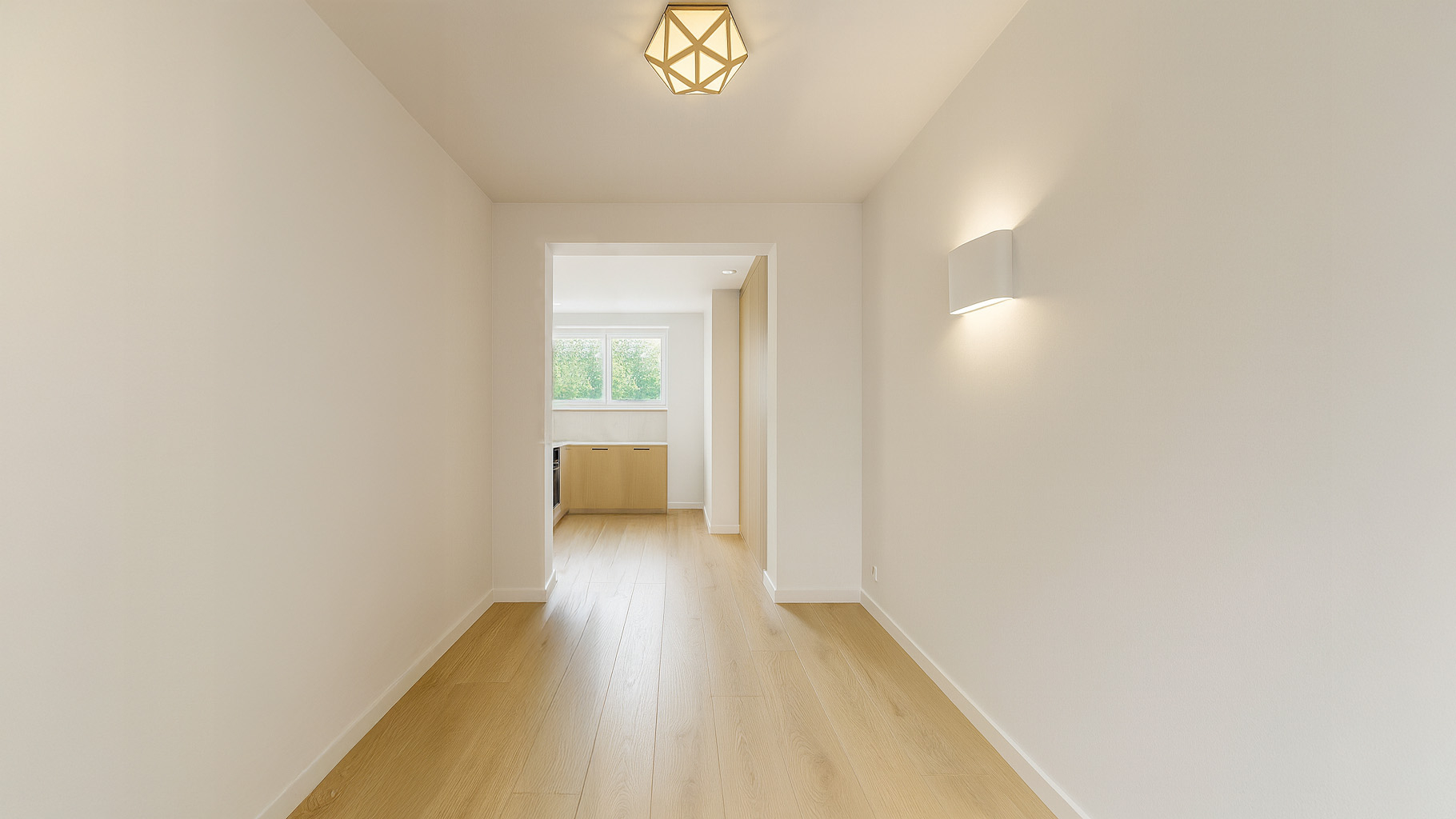 Mustermöblierung Garderobe