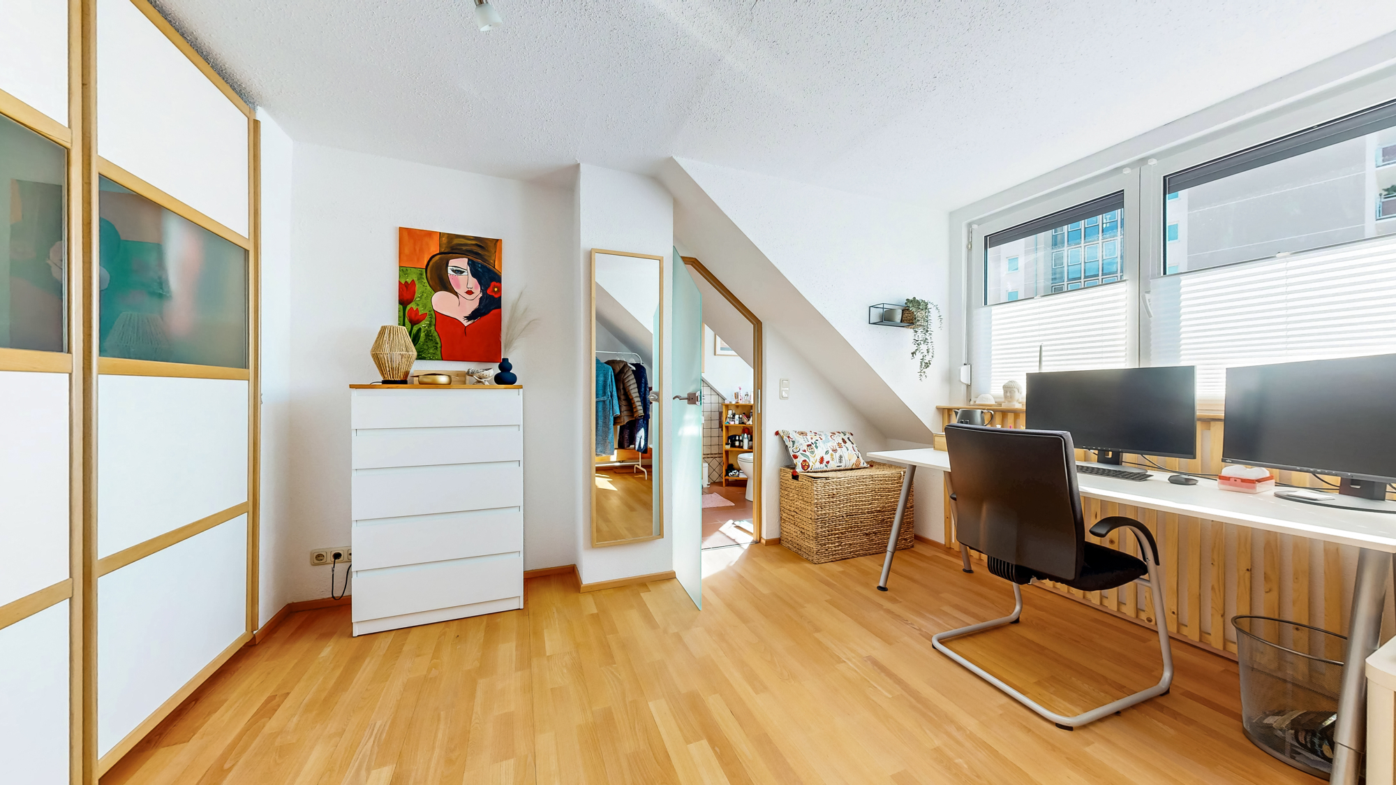 Schlafzimmer/Büro
