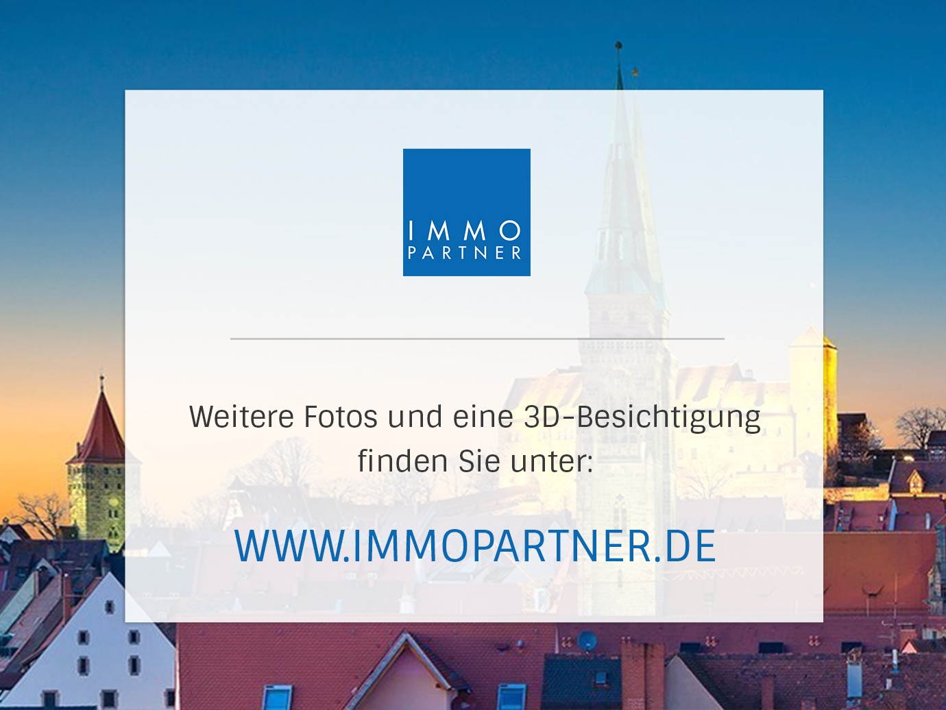 Weitere Bilder sowie eine 3D Tour finden Sie auf www.immopartner.de