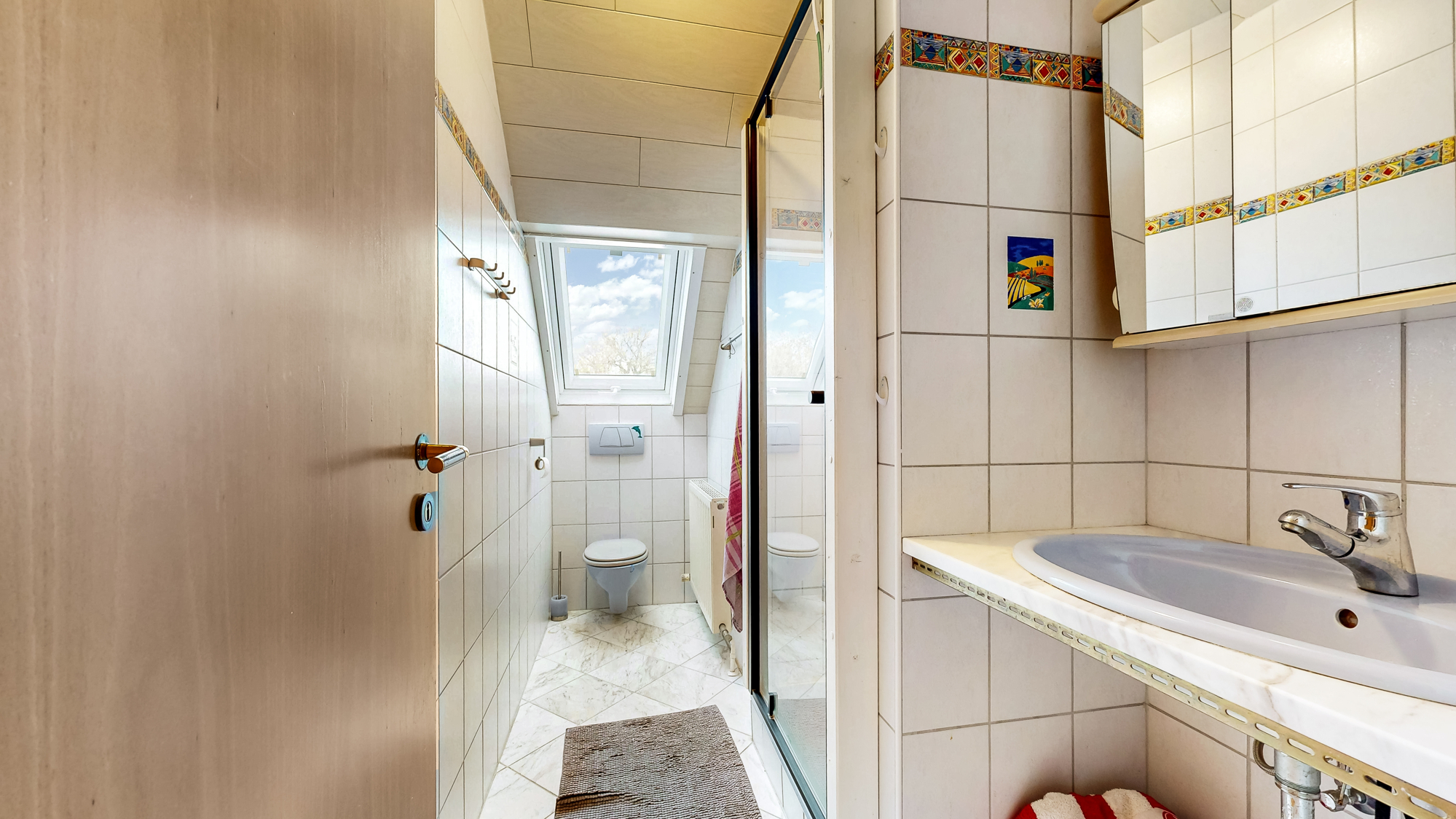 Badezimmer Dachgeschoss