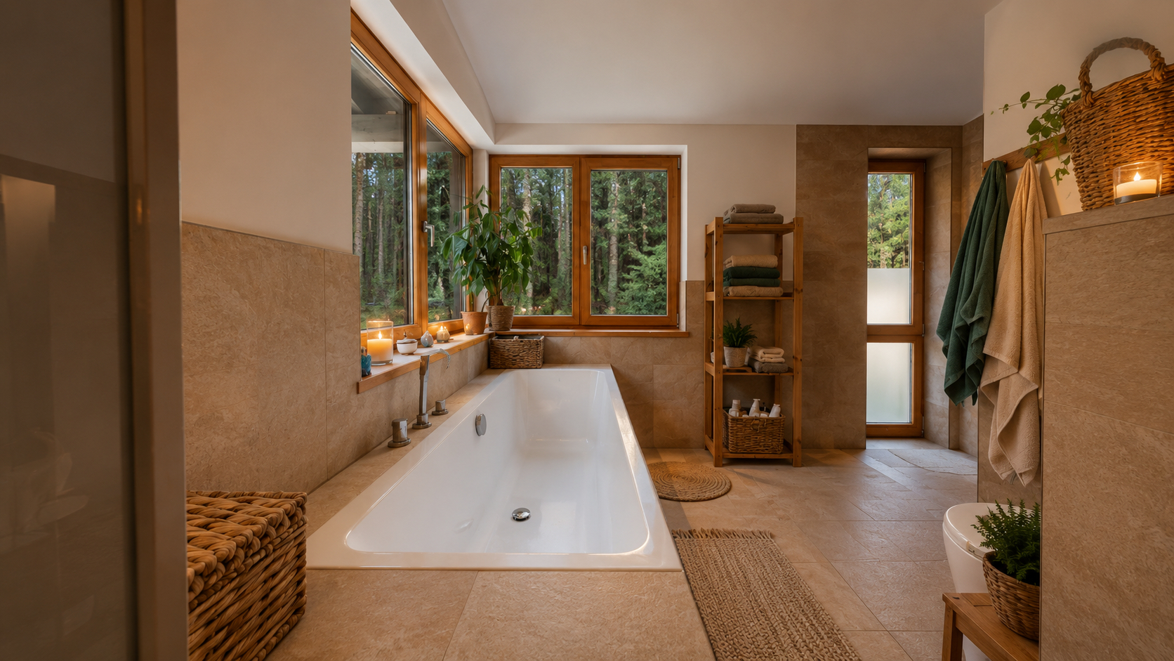 In der Natur baden