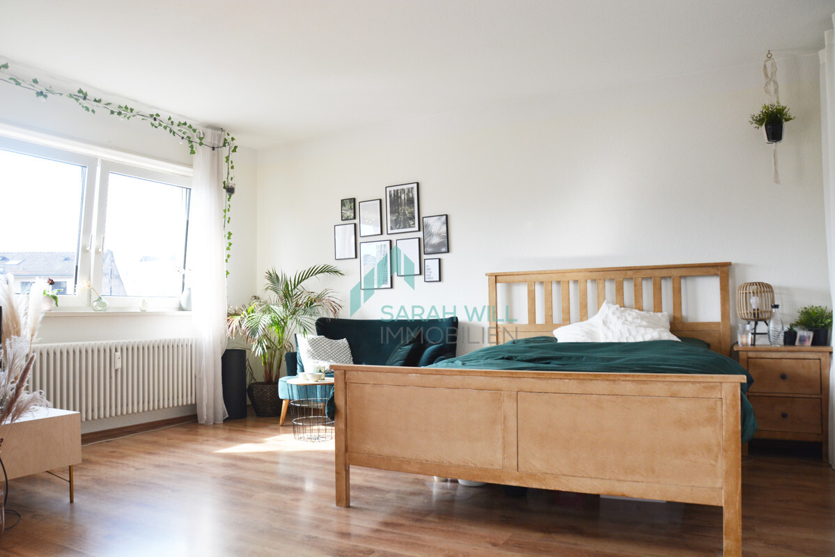 Helles 1-Zimmer Apartment mit Balkon in Mannheim-Lindenhof
