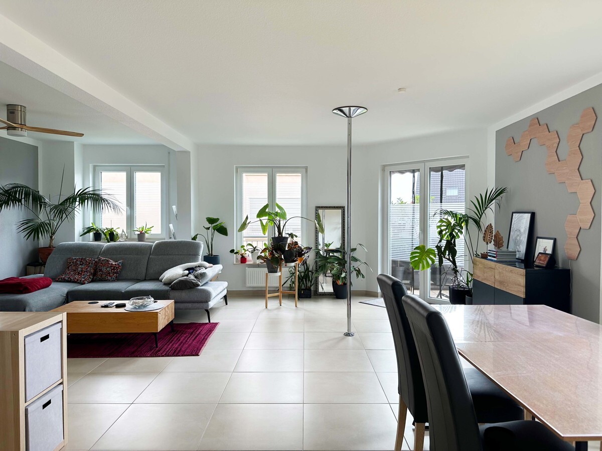 Moderne 3-4 Zimmer Wohnung  mit Westbalkon in ruhiger Toplage von Haßloch (Müller Bau)