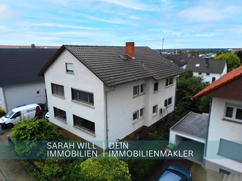 Sanierungsbedürftiges MFH mit Westgarten und Garage in ruhiger Lage von Nußloch