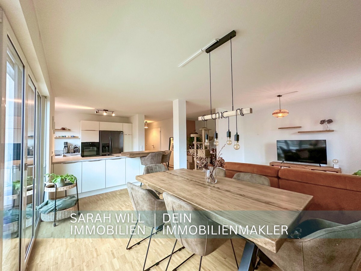 **VERKAUFT** Neubauwohnung mit hochwertiger Ausstattung, EBK & Balkon in zentraler Lage - Landau
