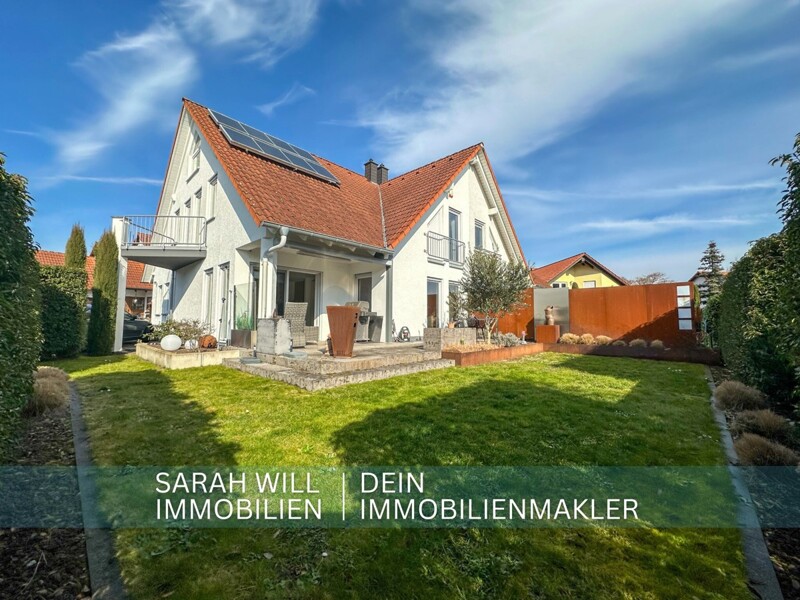 Modernes Familienhaus (DHH) mit Südgarten, Garage & hochw. Ausstattung in Wachenheim