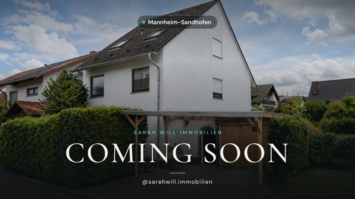 Großes Einfamilienhaus mit Garten in Sandhofen
