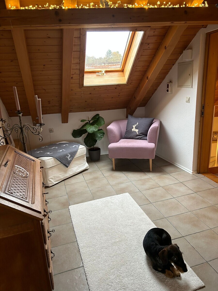 Leseecke Wohnzimmer alte Scheune