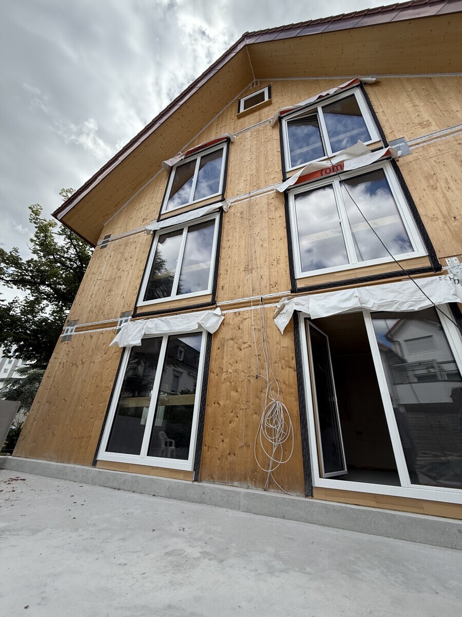 Bauphase: noch ohne Balkone