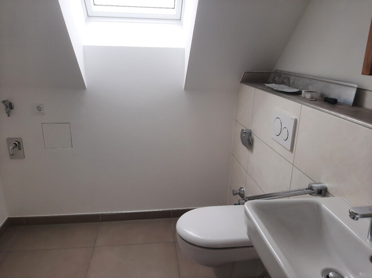 Gäste-WC mit Anschluss Waschmaschine