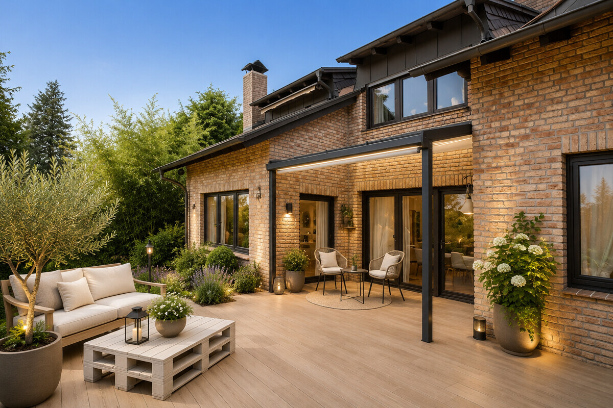 Terrasse visualisiert