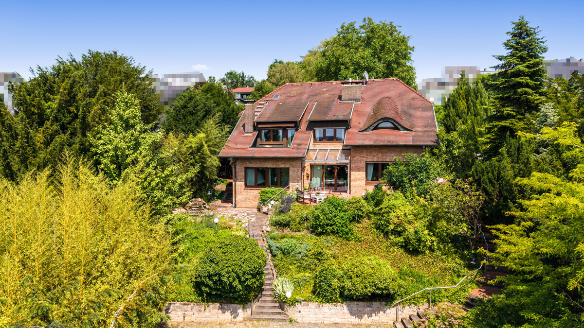 Luftbild von Haus