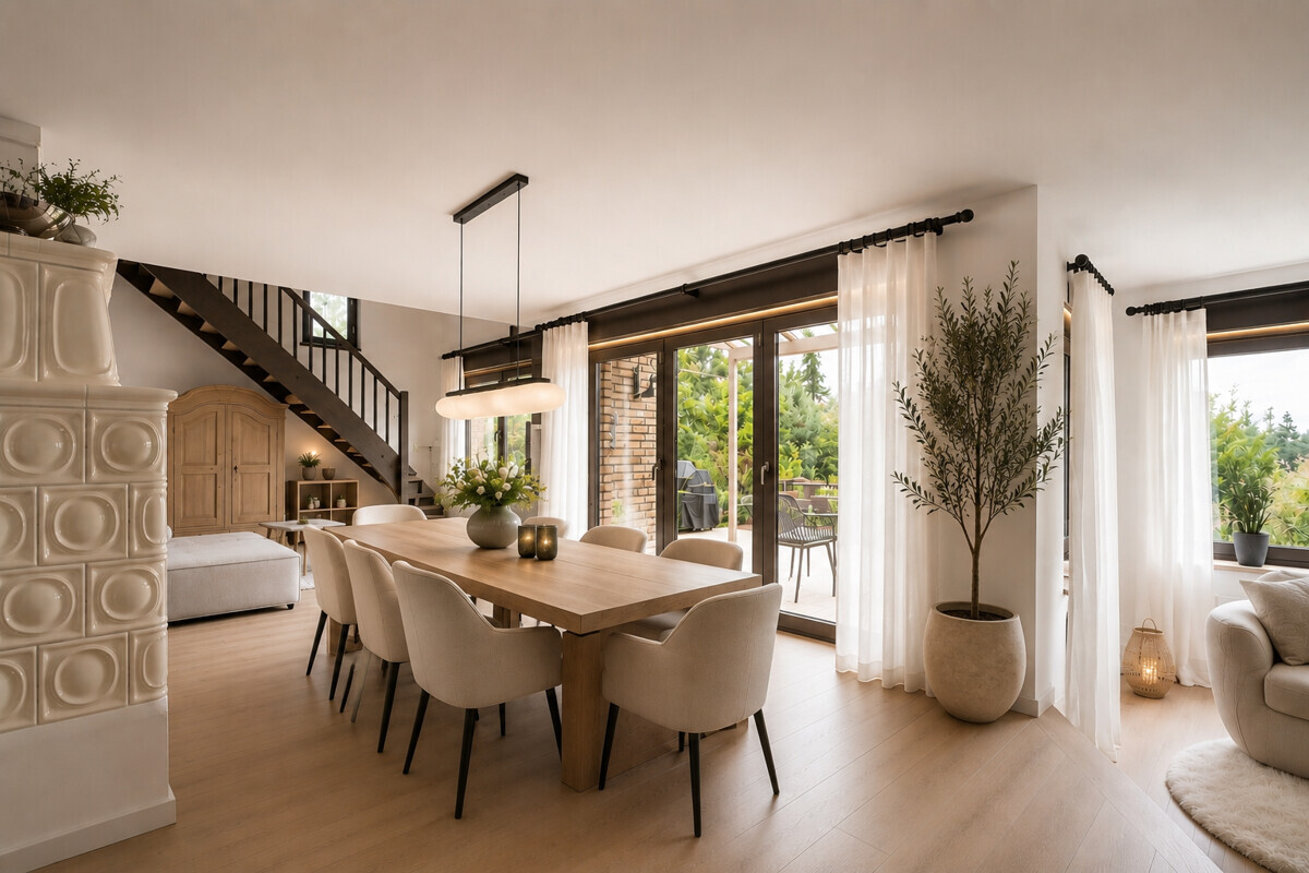 Wohnzimmer visualisiert