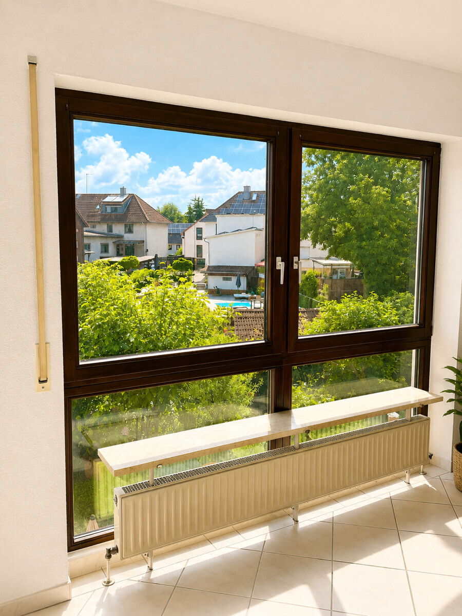 BLICK AUS DEM ESSZIMMERFENSTER