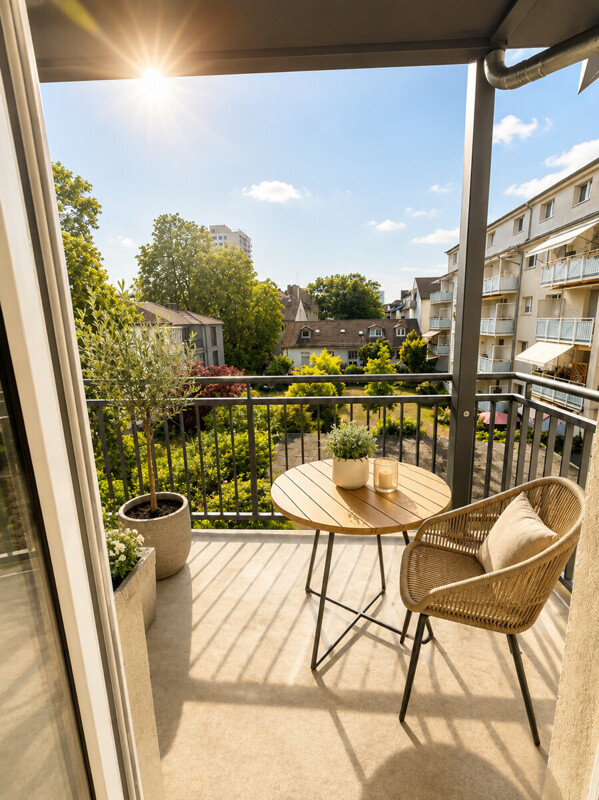 Visualisierung Balkon