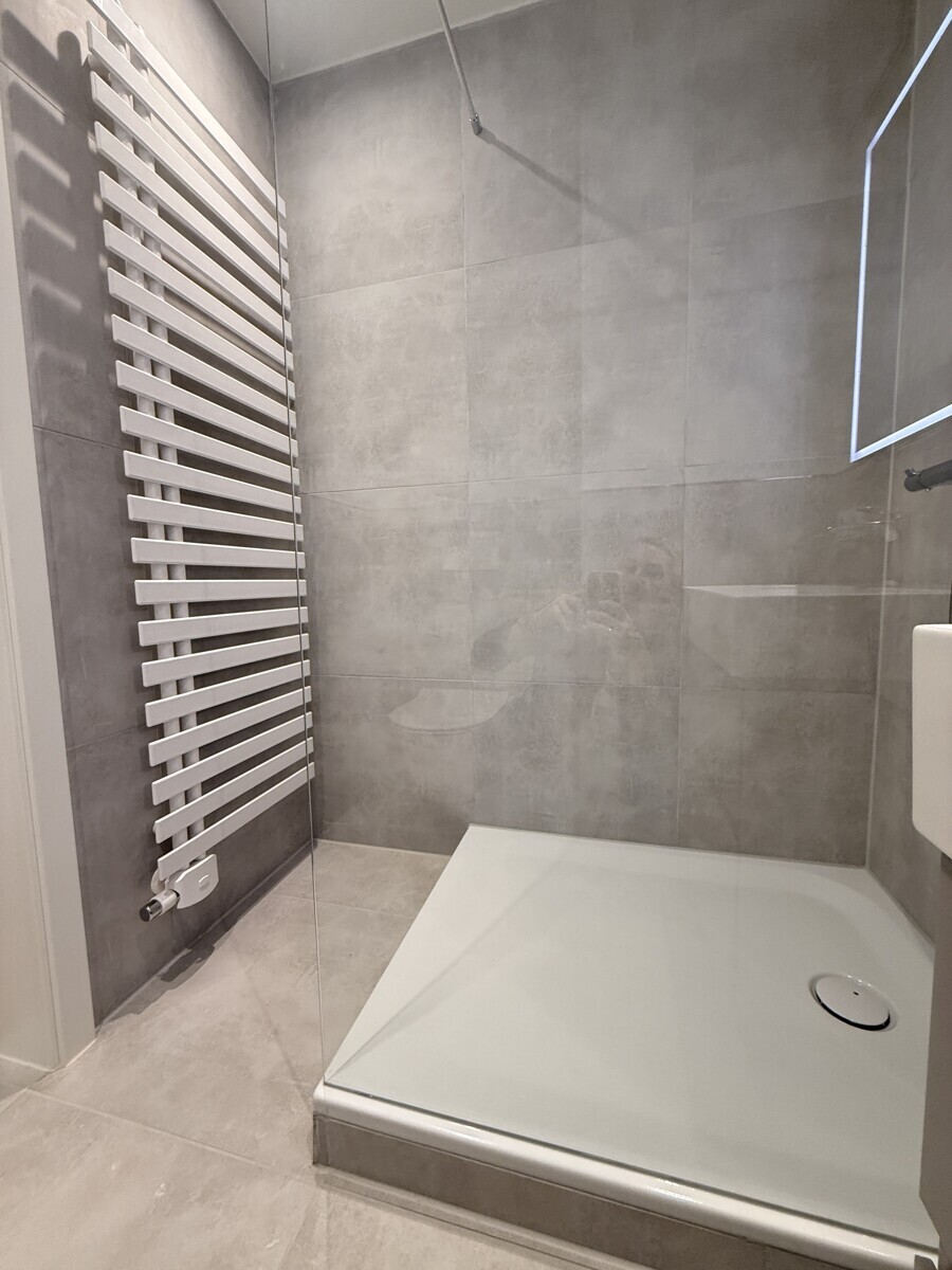 Übergroße Dusche