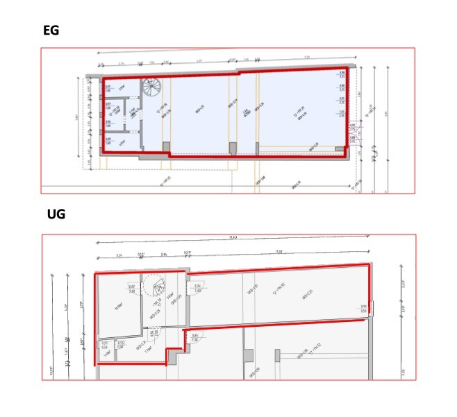 Grundriss EG + UG
