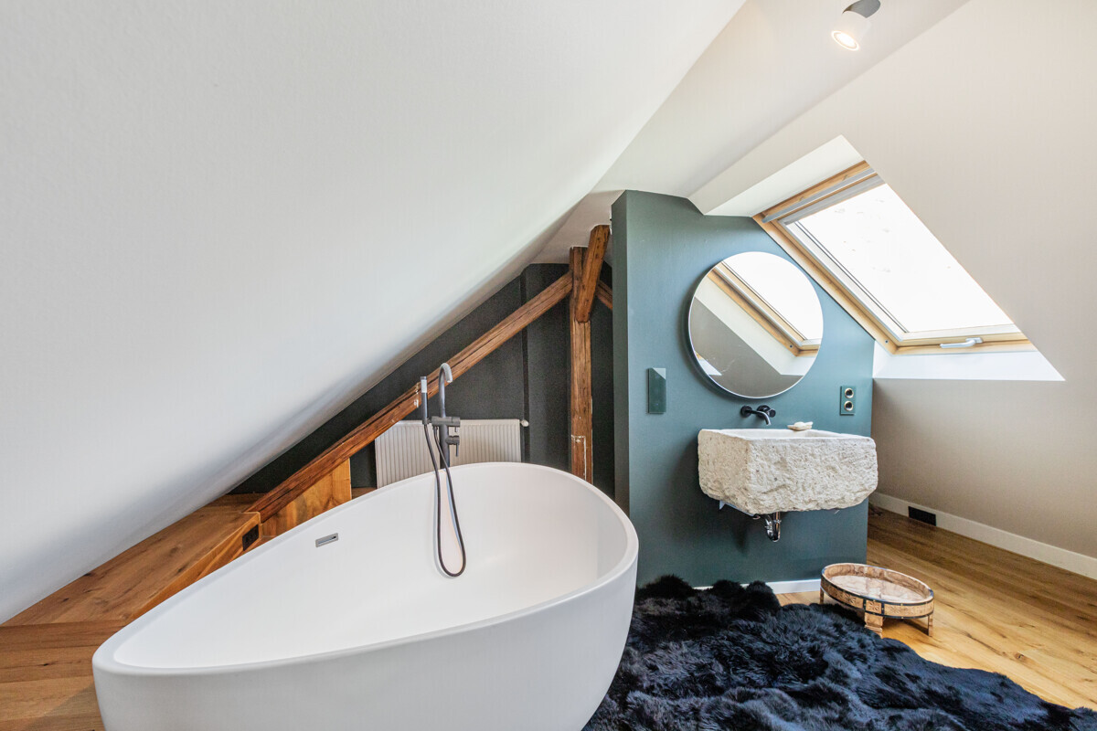 Freistehende Badewanne