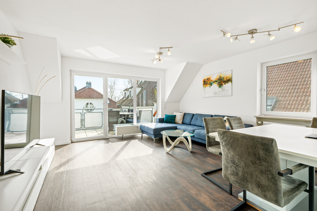 Weitwinkel Wohnzimmer