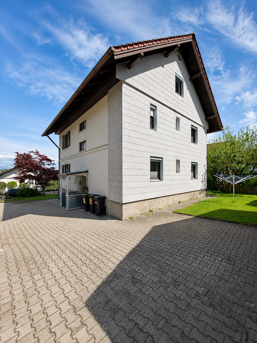 Hausansicht von hinten