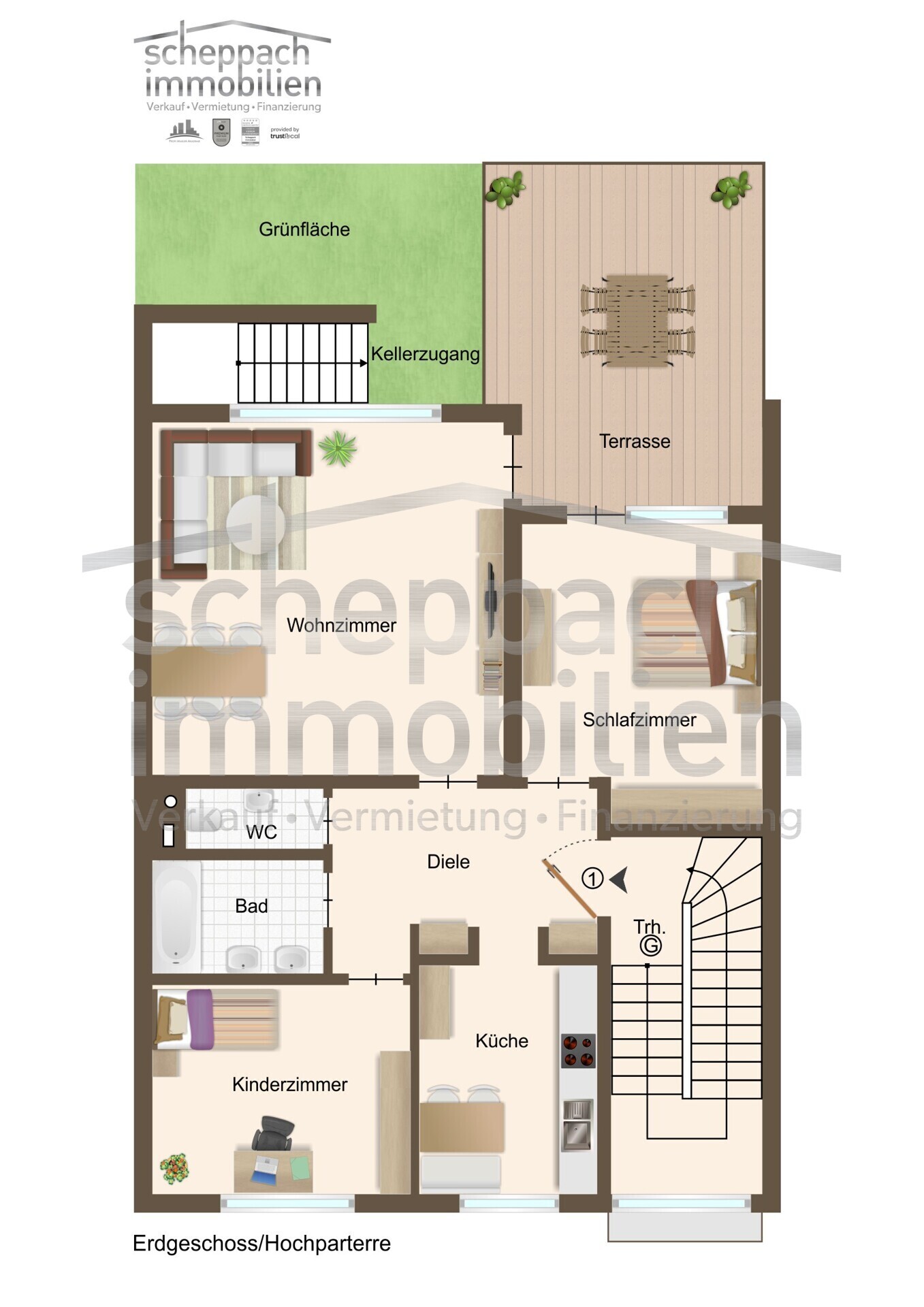 6.1 Grundriss EG Hochparterre