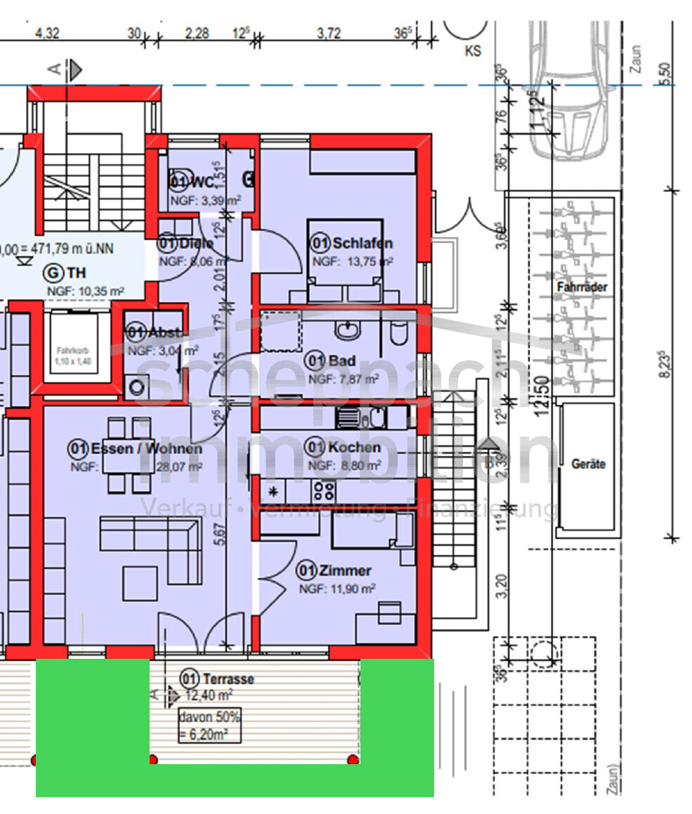 25 Grundriss Wohnung