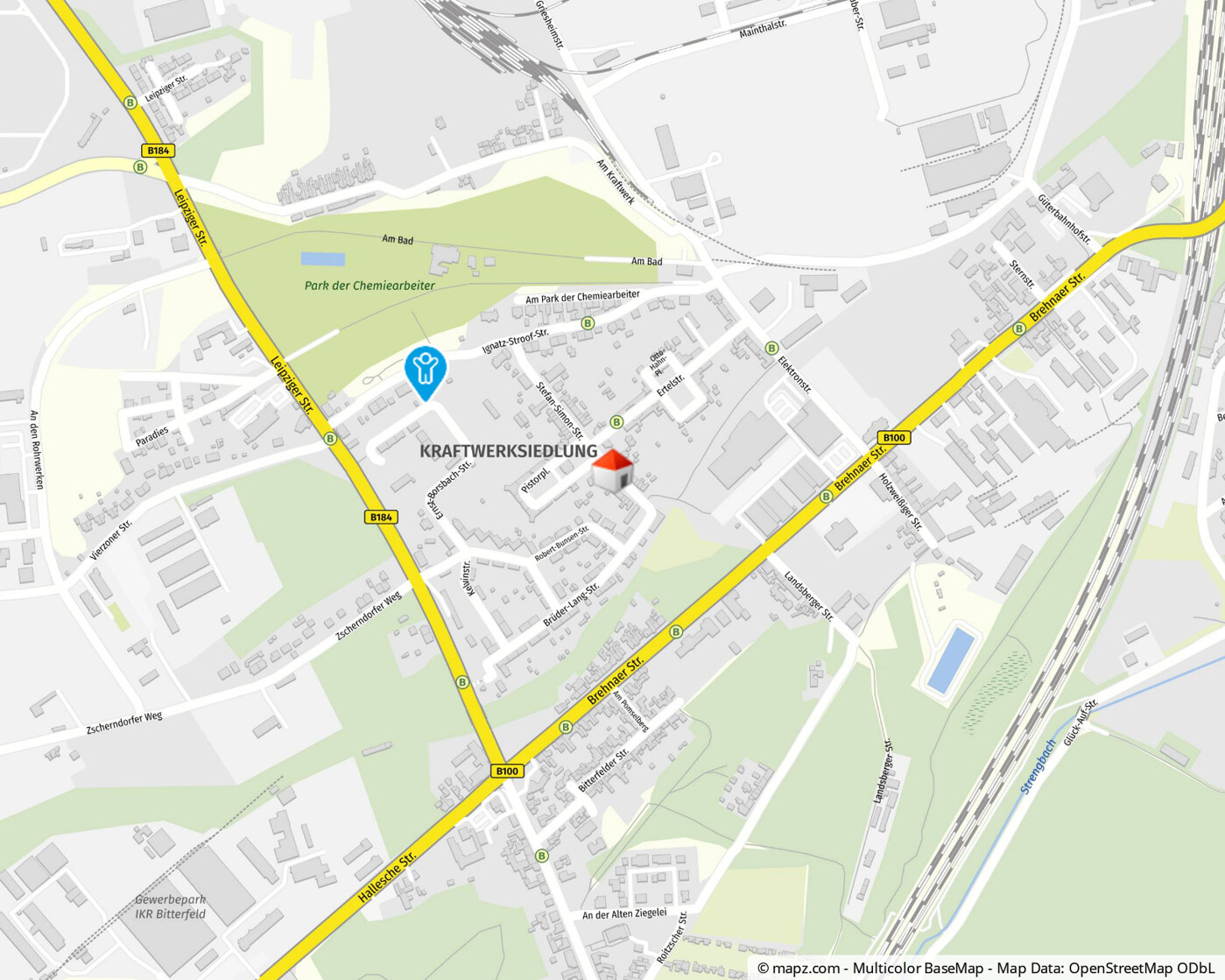 Geolyzer Kartenausschnitt