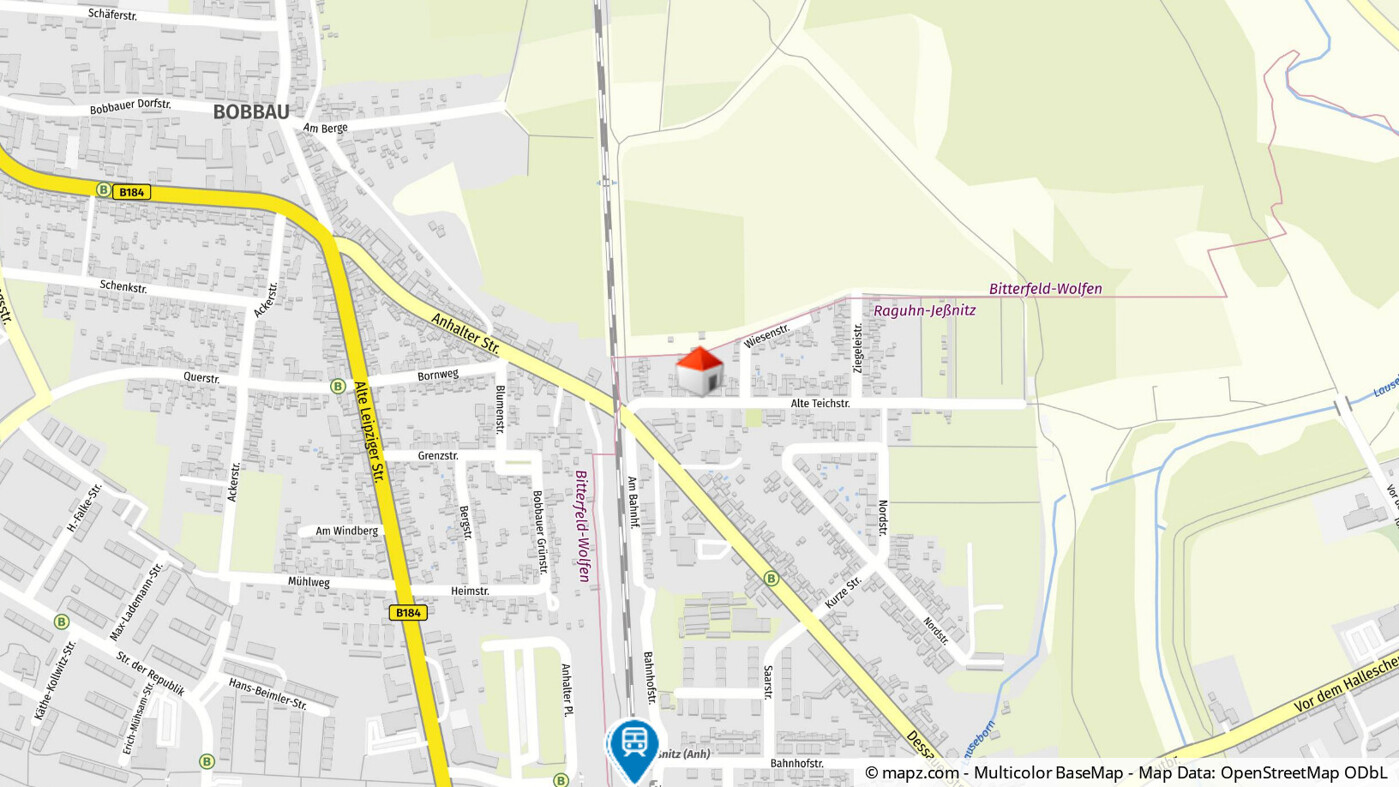 Geolyzer Kartenausschnitt