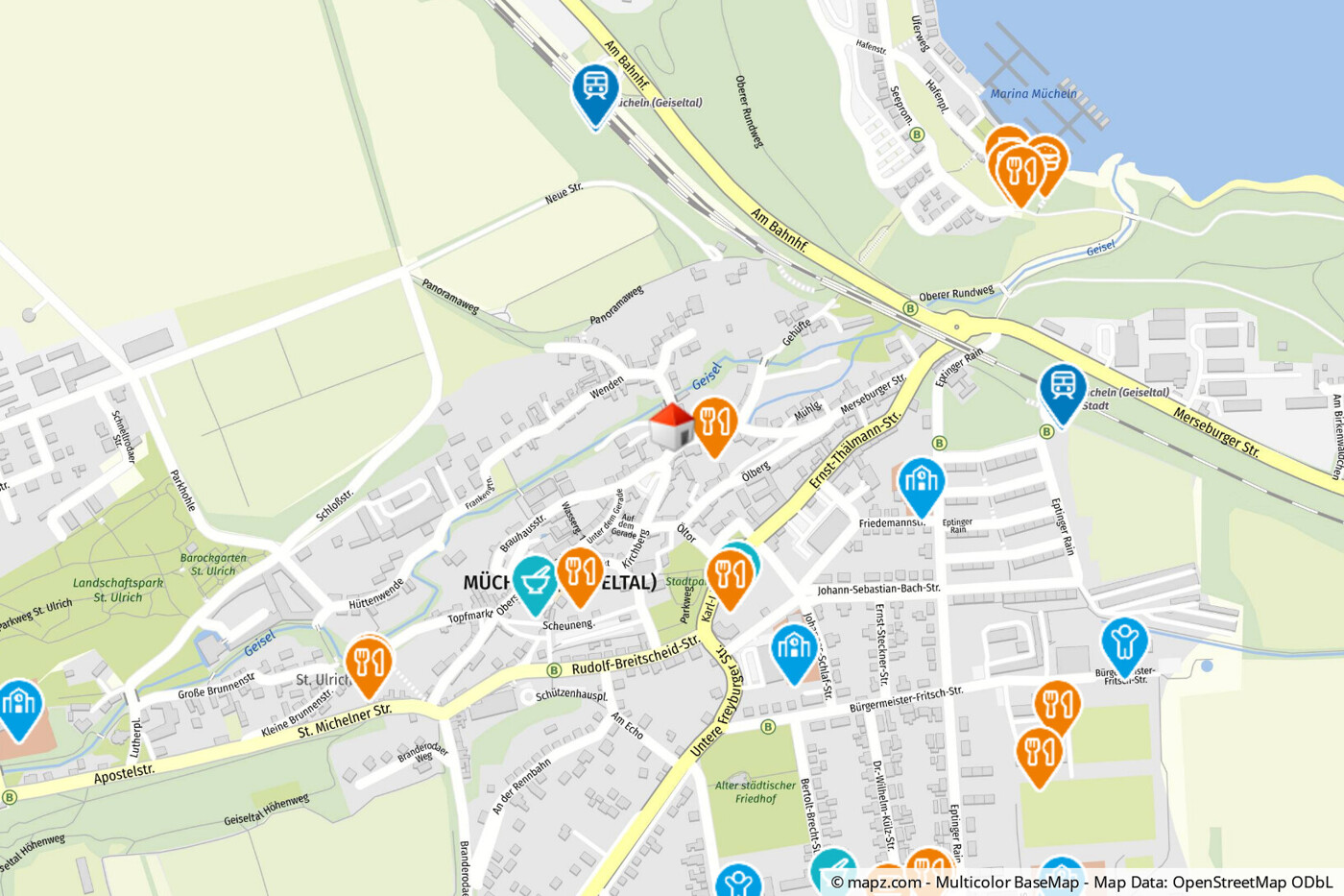 Geolyzer Kartenausschnitt