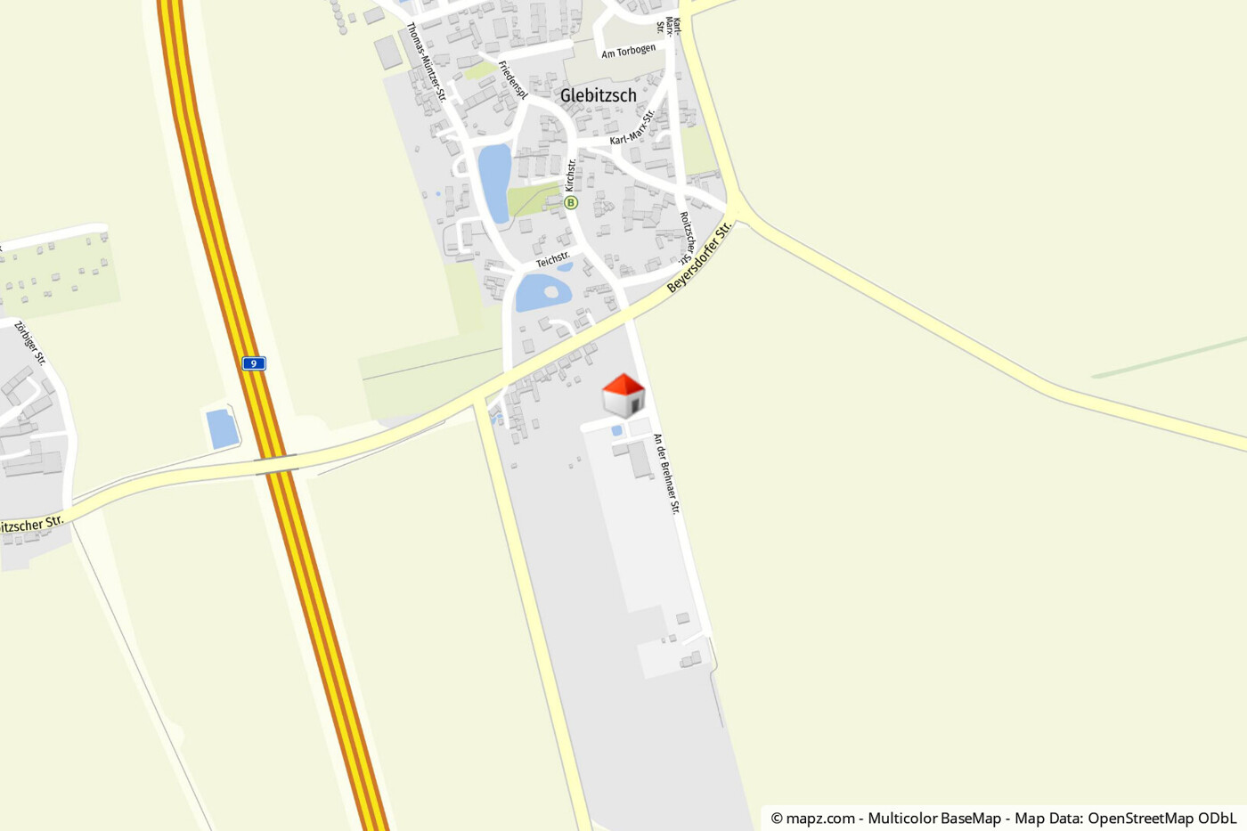 Geolyzer Kartenausschnitt