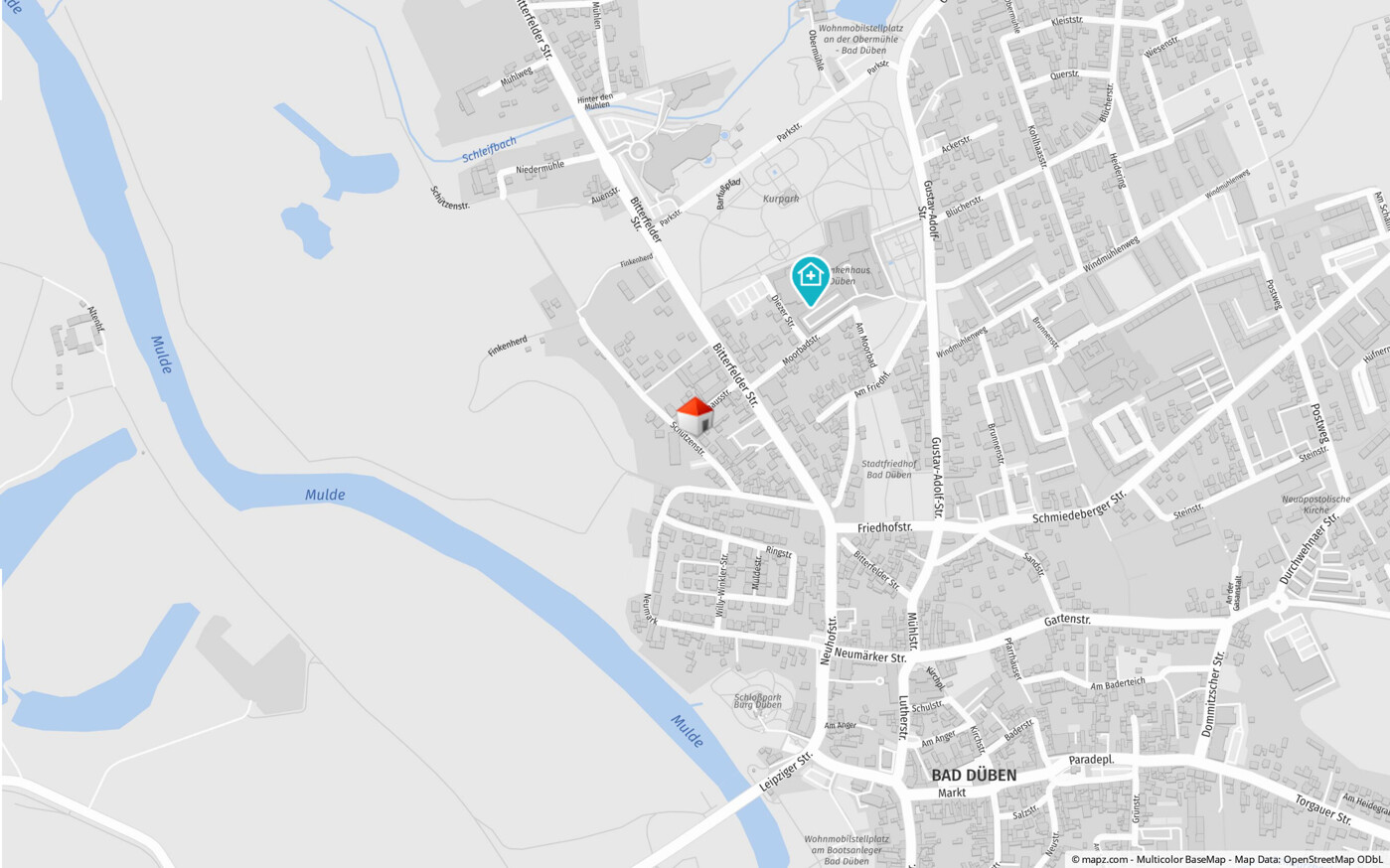 Geolyzer Kartenausschnitt