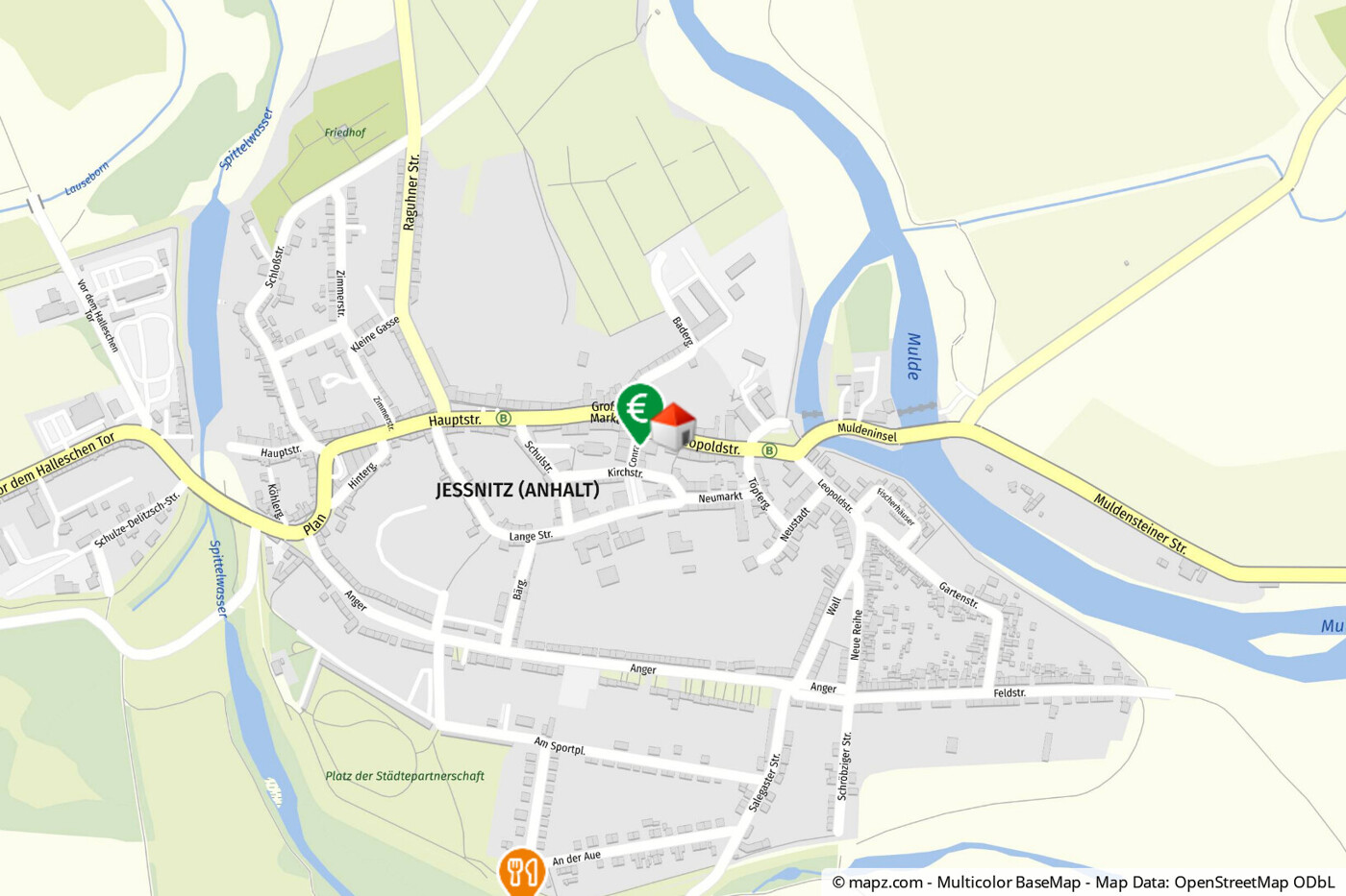 Geolyzer Kartenausschnitt