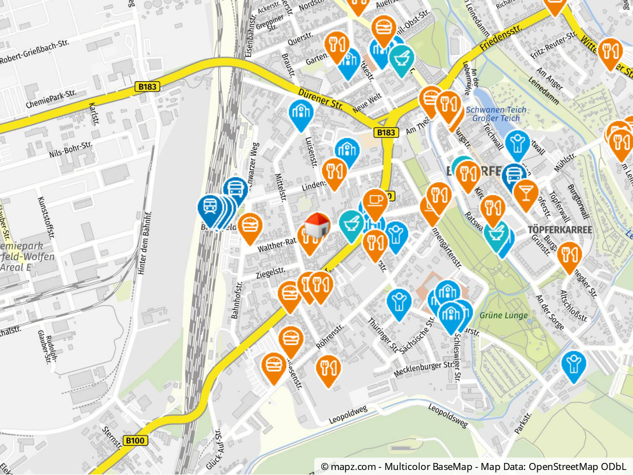 Geolyzer Kartenausschnitt